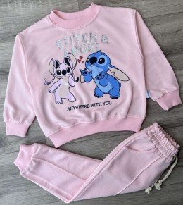 Костюм Flamindo «Стич» персиковый, девочка 3-4-5-6 лет