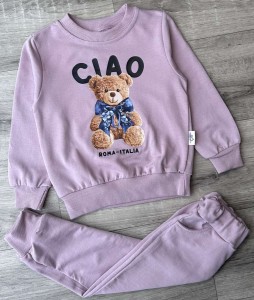 Костюм Pokipo Baby ''Ciao” фиолетовый, девочка 2-3-4-5 лет