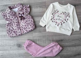 Костюм Mirkon baby "Сердечка" розовый, девочка 9-12-18-24 месяцев