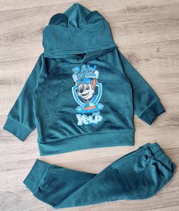 Костюм "Paw" зеленый, мальчик 9-12-24-36 месяцев