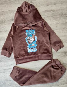 Костюм "Paw" коричневый, мальчик 9-12-24-36 месяцев