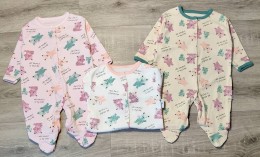 Человечек Midirik «Мишки» микс цветов, девочка 6 месяцев