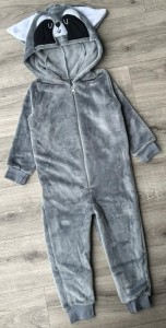 Кигуруми «Зверёнок» серый, мальчик 2-3-4-5-6 лет