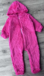 Чоловічок «Однотонний» малиновий, дівчинка 9-12-24 місяців