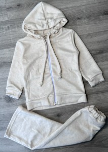 Костюм "Однотонний" бежевий, дівчинка 3-4-5-6-7 років