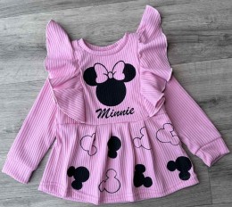 Сукня "Мишка" рожевий(пудра), 2-3-4-5 років