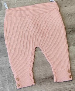 Штани "Однотонні" персиковий, дівчинка 0-3-6-9 місяці
