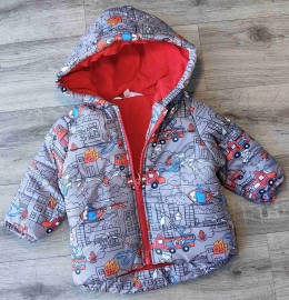 Курточка MDM "Пожарный", серый, мальчик 1-2-3-4-5 лет