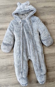 Чоловічок «Однотонний» сірий, унісекс 3 місяців