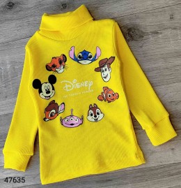 Водолазка "Wonder" желтый, унисекс 1-2-3-4-5 лет