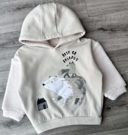 Толстовка «Best of friends» бежевый, унисекс 12 месяцев