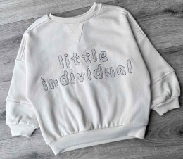 Батник «Little individual» бежевый, девочка 18 месяцев