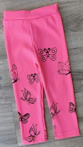 Лосіни «Метелики» малиновий(світлий), дівчинка 1-2-3-4-5 років