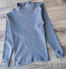 Водолазка "Рубчик" серый, унисекс 2-3-4-5-6 лет