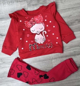 Костюм «Кішка» червоний, дівчинка 1,5-2-3-4 років