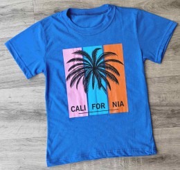 Футболка "Пальми" синій, хлопчик 9-10-11-12 років