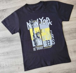 Футболка "New York" чорний, хлопчик 9-10-11-12 років