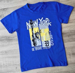 Футболка "New York" синій(темний), хлопчик 9-10-11-12 років