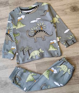 Піжама Supеrmini «Динозавр» зелений, хлопчик 1-2-3-4 років