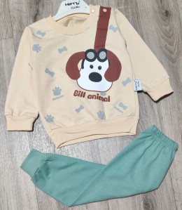Костюм Herry Baby "Bill animal" зеленый, мальчик 6-9-12-18 месяцев