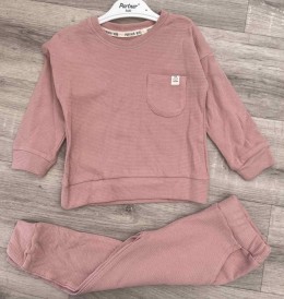 Костюм Partner "Вафельний" теракотовий, дівчинка 2-3-4-5 років