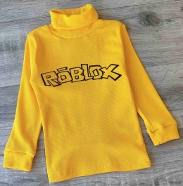 Водолазка "Roblox" желтый, мальчик 5-7-9-10-11 лет