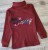 Водолазка "Літери" бордовий, дівчинка 5-7-9-10-11  років, фото