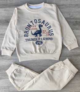 Костюм Mixima "Brontosaurus" бежевый, мальчик 1-2-3-4 года