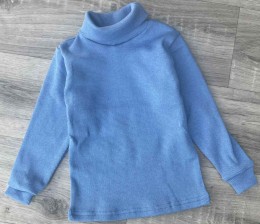 Водолазка "Однотонный" голубой, мальчик 1-2-3-4-5 лет
