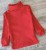 Водолазка "Однотонний" червоний, дівчинка 5-7-9-10-11  років, фото