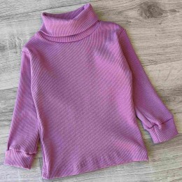 Водолазка "Однотонный" фиолетовый, девочка 5-7-9-10-11 лет