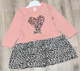 Платье My Bella "Леопард" пудровый, 2-3-4-5 лет
