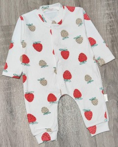 Человечек Pamira «Клубника» белый, девочка 3-6-9 месяцев