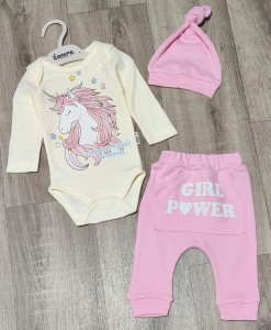 Комплект «Пони» розовый, девочка 0-3-6 месяцев