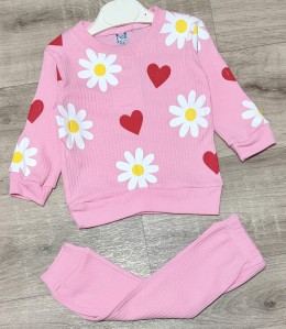 Костюм СGS "Цветочки" розовый (светлый), девочка 6-9-12-18 месяцев