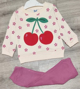 Костюм СGS "Вишенки" фиолетовый, девочка 6-9-12-18 месяцев