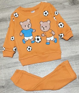 Костюм СGS "Футбол" оранжевый, мальчик 6-9-12-18 месяцев