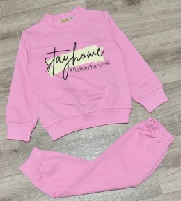 Костюм Digidik Kids "Stayhome" розовый, девочка 3-4-5-6-7 лет