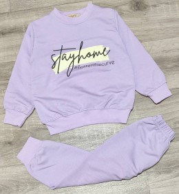 Костюм Digidik Kids "Stayhome" фиолетовый (сиреневый), девочка 3-4-5-6-7 лет