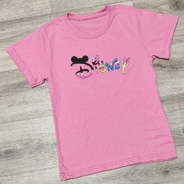 Футболка " Буквы"  коричневый(терракотовый), девочка 10-11-12-13 лет