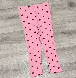 Лосины Bagci «Hearts» розовый, девочка 5-6-7-8 лет