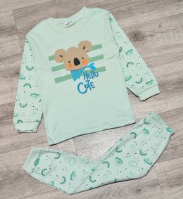 Пижама Supermini "Hello" зеленый (бирюзовый), мальчик 4-5-6 лет