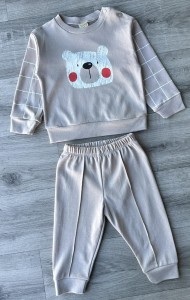Костюм AIR Baby "Мишка" бежевый, мальчик 6-9-12-18 месяцев