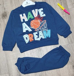 Костюм Aybeyce Kids «Have» синий(темный), мальчик 1-2-3-4 года