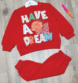 Костюм Aybeyce Kids «Have» красный, мальчик 1-2-3-4 года