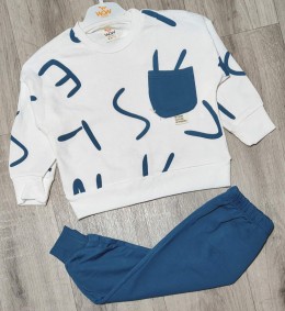 Костюм Wow Colors «Буквы» синий, мальчик 1-2-3-4 года