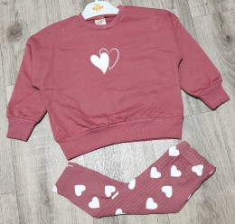 Костюм Wow Colors «Сердце» коричневый(терракотовый), девочка 1-2-3-4 года