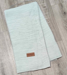 Плед Story Baby «Полоски» зеленый (мятный/бирюзовый), унисекс 90*100