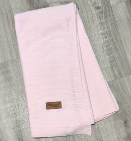 Плед Story Baby «Полоски» розовый, девочка 90*100