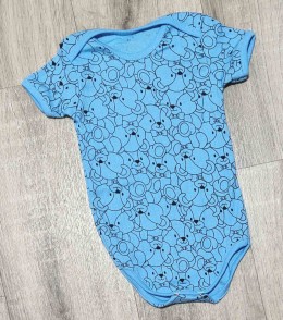 Боді "Ведмежа'', хлопчик, блакитний 3-6-9-12 місяців